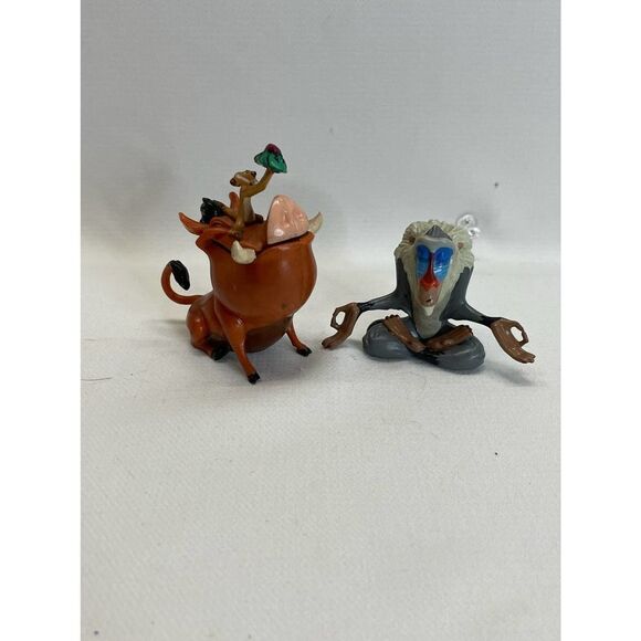 Lion King PVC Rafiki Meditating and Timon Pumba Disney Applause Cake Topper - Picture 1 of 7